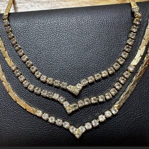 Vintage Gold and Silver Women's Necklace